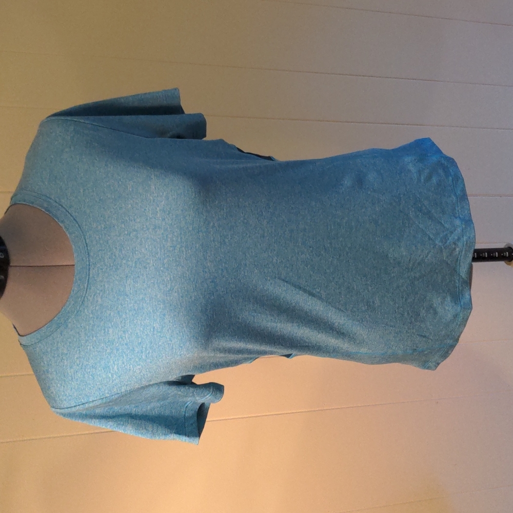 Lole Workout Top - Women's Medium - Blue Short Sleeve